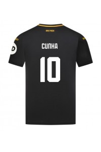 Wolves Matheus Cunha #10 Fotballdrakt Borte Klær 2024-25 Korte ermer